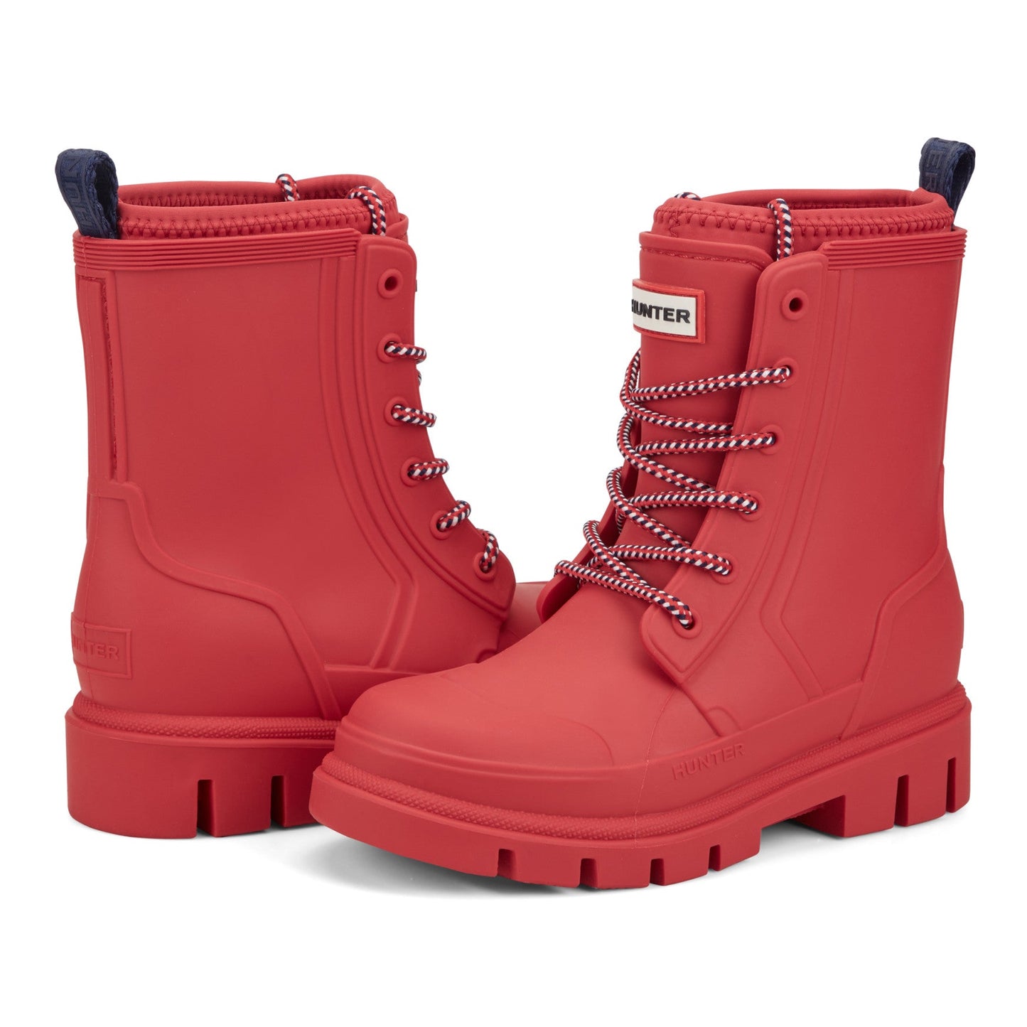 Hunter Boots Big Kids Stomper Lace-up Waterproof Ankle Boots