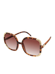Accessories Over-Sized Oval Sunglasses - Tortoise | Jessica Simpson
