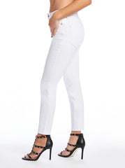 Women Adored Ankle Skinny Jeans - White | Jessica Simpson