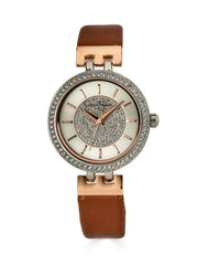 Accessories Two Tone Rose Pave Crystal Watch | Jessica Simpson