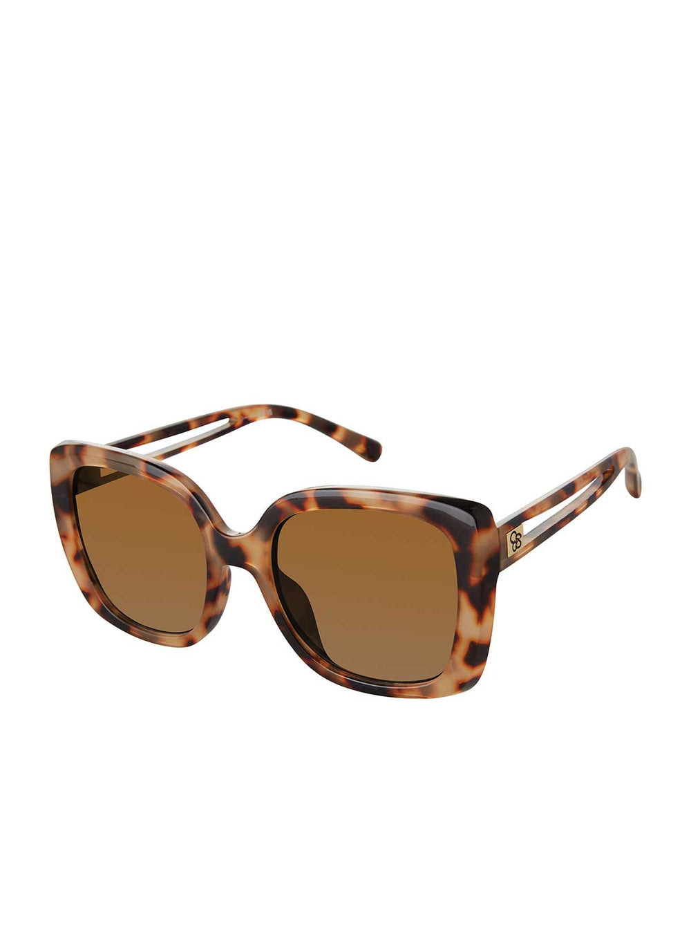 Accessories Glamorous Cat Eye Vented Temple Sunglasses - Tortoise | Jessica Simpson