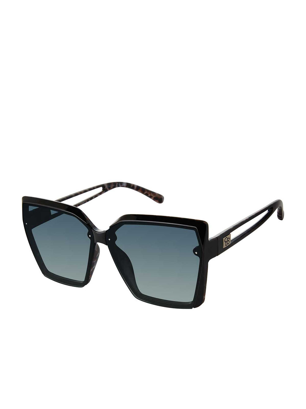 Accessories Cat Eye Sunglasses - Black and Leopard | Jessica Simpson