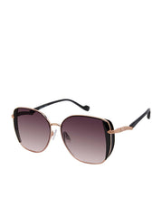 Accessories Metal Shield Butterfly Sunglasses - Rose Gold | Jessica Simpson
