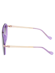 Accessories Metal Aviator Sunglasses - Light Purple | Jessica Simpson