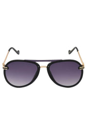 Accessories Metal Aviator Sunglasses - Smoke Matte Black | Jessica Simpson