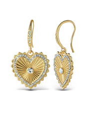 Accessories Heart Drop Earrings | Jessica Simpson