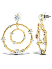 Accessories Orbital Crystal Drop Earrings | Jessica Simpson