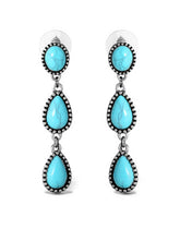 Accessories Three Stone Drop Earrings | Jessica Simpson