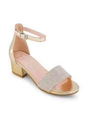 Women Girls' Pearl Stone Dress Heel - Gold | Jessica Simpson