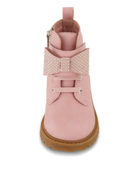 Women Toddler Daria Bow Moto Boot - Blush | Jessica Simpson
