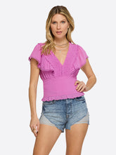 Women Lilianna Top - Radiant Orchid | Jessica Simpson
