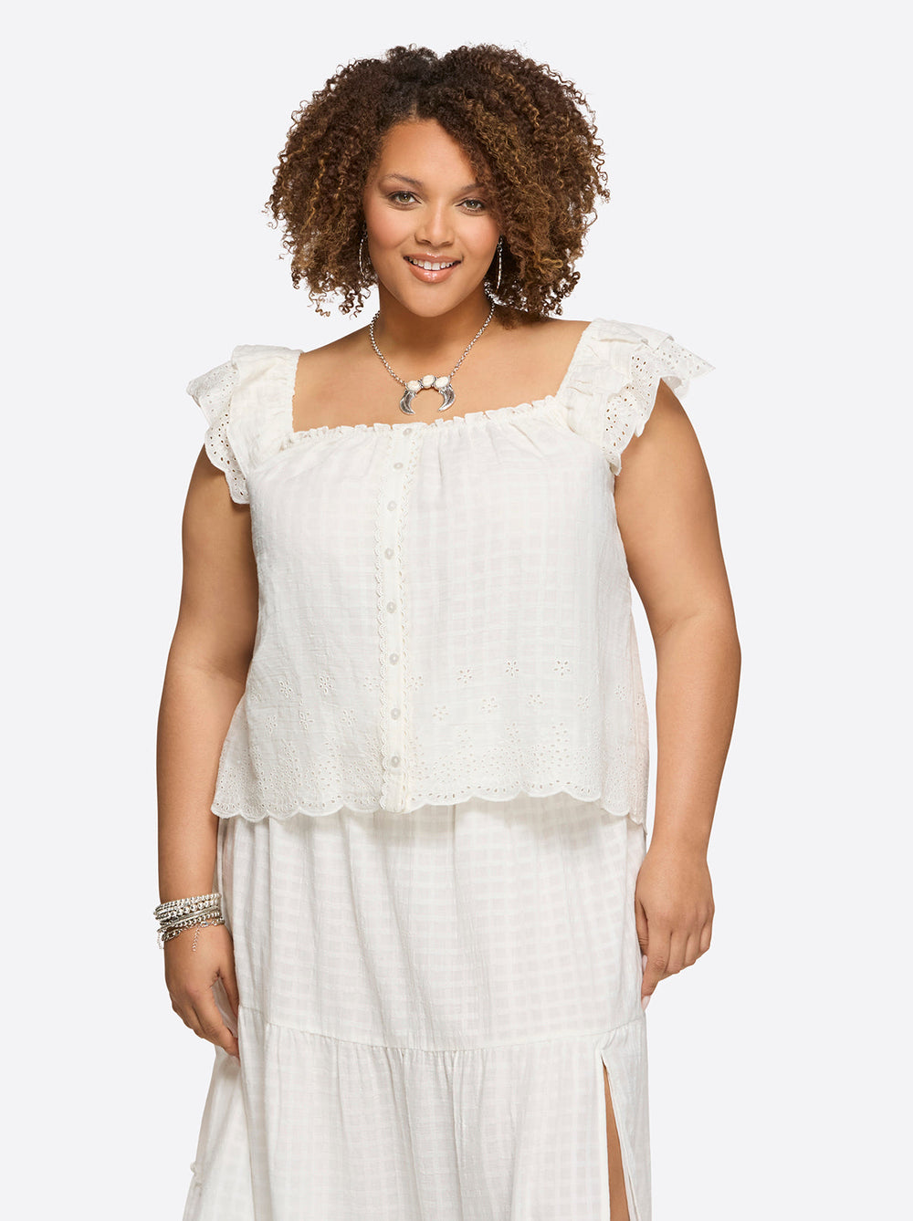 Women Violetta Top - Gardenia | Jessica Simpson
