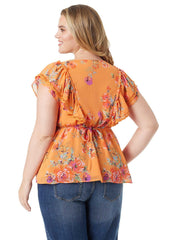 Women Nori Top - Watercolor Roses | Jessica Simpson
