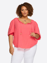 Women Sibyl Top - Rose Of Sharon | Jessica Simpson