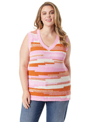 Women Shanti Tank - Peony Multi | Jessica Simpson