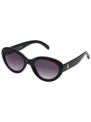 Accessories Round Cat Eye Sunglasses - Black | Jessica Simpson