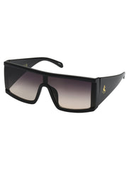 Accessories Modern Square Shield Sunglasses - Black | Jessica Simpson