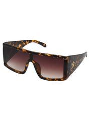 Accessories Modern Square Shield Sunglasses - Tortoise | Jessica Simpson