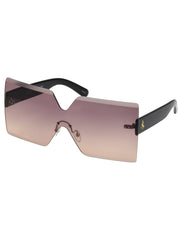 Accessories Frameless Shield Sunglasses - Black | Jessica Simpson