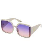 Accessories Stylish Square Sunglasses - Cream | Jessica Simpson
