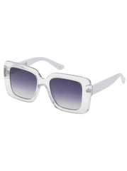 Accessories Fashionable Square Sunglasses - Crystal Clear | Jessica Simpson