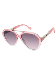 Accessories Modern Aviator Sunglasses - Cream to Pink Fade | Jessica Simpson