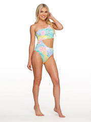 Women Side Cut Out One Piece - Pastel Shores | Jessica Simpson