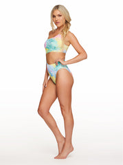 Women Side Cut Out One Piece - Pastel Shores | Jessica Simpson