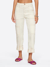 Women Straight Cargo Ankle - Ecru | Jessica Simpson
