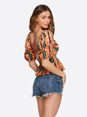 Women Ami Halter Top - Tie Dye Stripe | Jessica Simpson