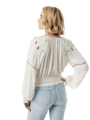 Women Tanuka Embellished Top - Gardenia | Jessica Simpson