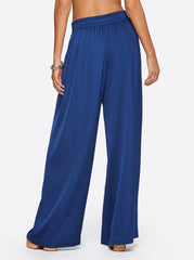Women Winnie Wide Leg Pants - Medieval Blue | Jessica Simpson