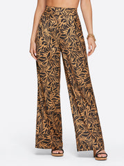 Women Winnie Wide Leg Pants - Zebra Floral | Jessica Simpson