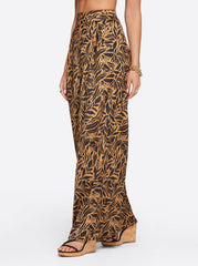 Women Winnie Wide Leg Pants - Zebra Floral | Jessica Simpson
