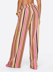 Women Winnie Wide Leg Pants - Rainbow Stripe | Jessica Simpson