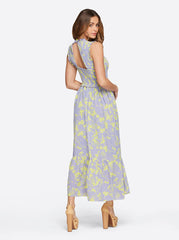 Women Mira Tiered Ruffle Maxi Dress - Hidden Lotus | Jessica Simpson