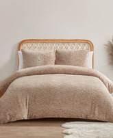 Home Leopard Printed Plush Comforter Set | Jessica Simpson