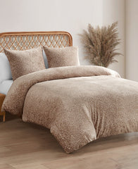 Home Leopard Printed Plush Comforter Set | Jessica Simpson