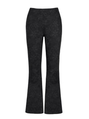 Women Pull on Flare - Black Laced Floral | Jessica Simpson