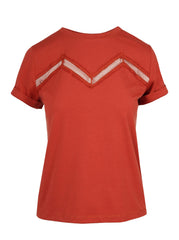 Women Valeriya Tee - Chili Oil | Jessica Simpson