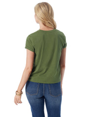 Women Valeriya Tee - Bronze Green | Jessica Simpson