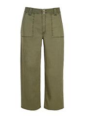 Women Wide Leg Chino - Bronze Green | Jessica Simpson