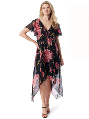 Women Maila Maxi Dress - Sketchy Roses | Jessica Simpson