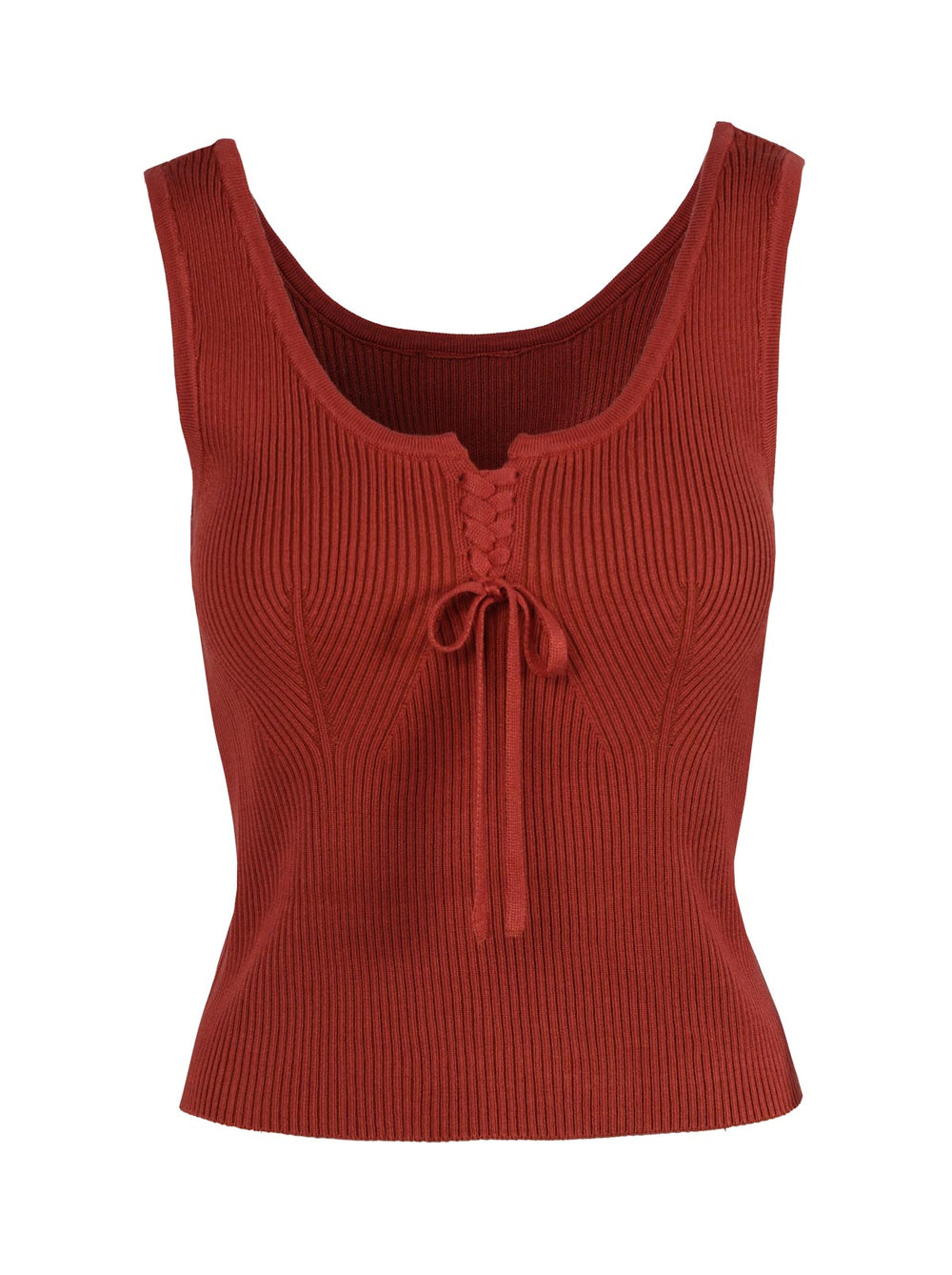 Women Johanna Lace Up Tank - Chili Oil | Jessica Simpson