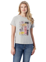 Women Ike Tee - Light Heather Grey | Jessica Simpson