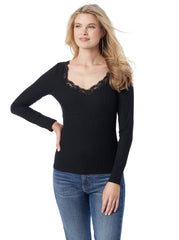 Women Abbey Sweatheart Top - Anthracite | Jessica Simpson