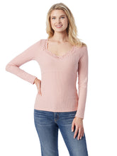 Women Abbey Sweatheart Top - Silver Pink | Jessica Simpson
