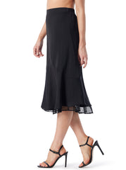 Women Haven Lace Hem Skirt - Anthracite | Jessica Simpson