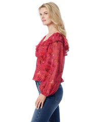 Women Aki Blouse - Outlines Blossoms | Jessica Simpson