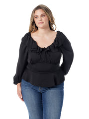 Women Aki Blouse - Anthracite | Jessica Simpson